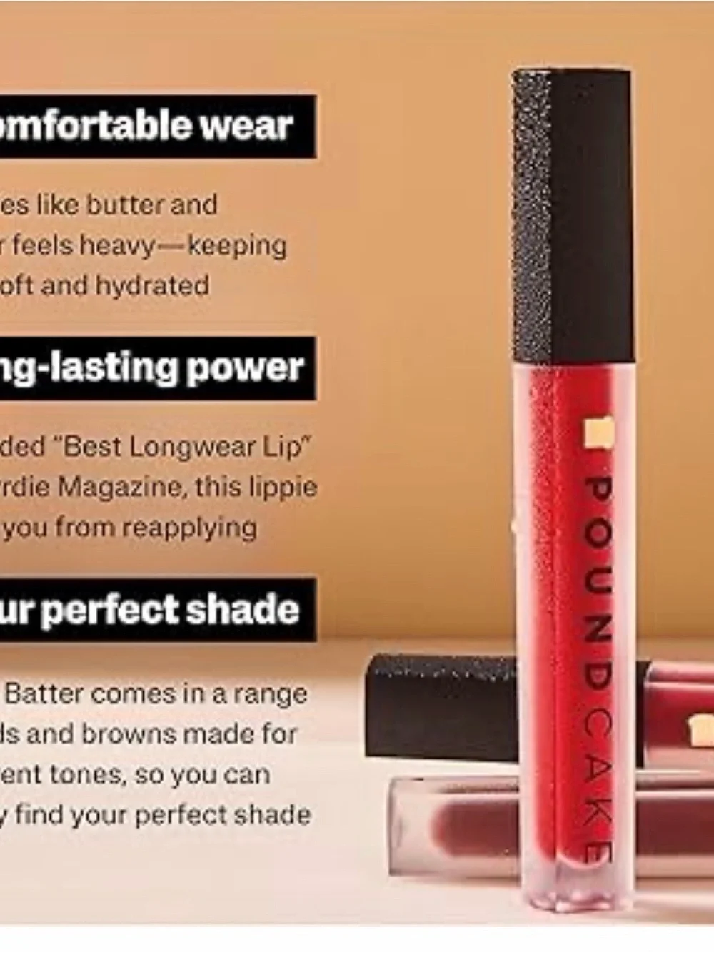 Pound Cake Red Velvet Cake Batter Liquid Lipstick